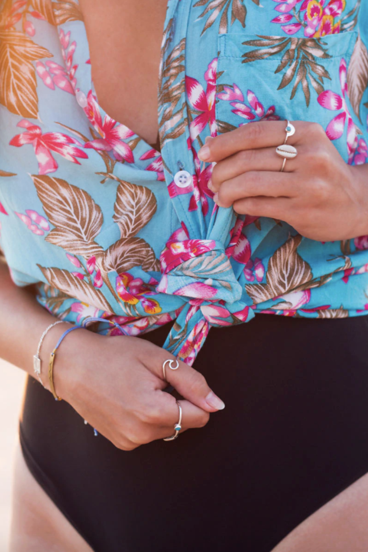 At Aloha Surf it ring - zilver