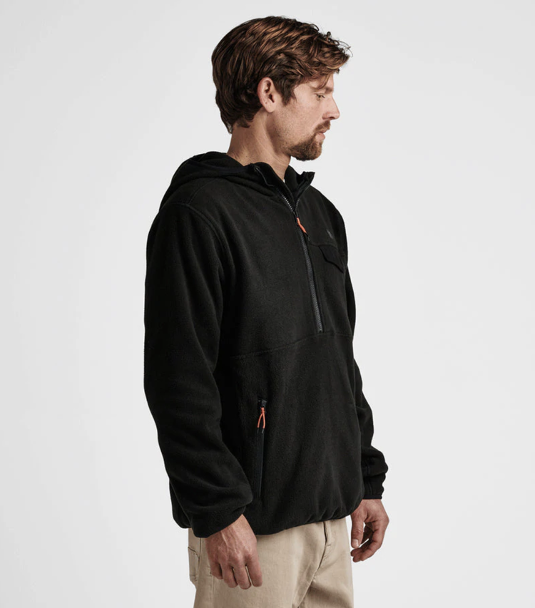 Roark Halfzip Scrambler Fleece - Black