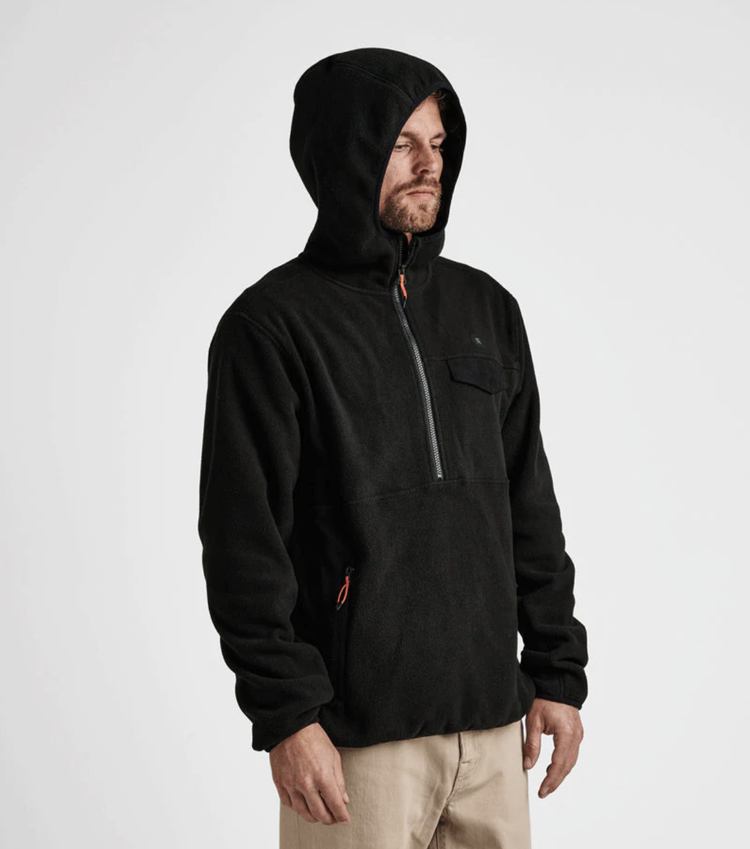Roark Halfzip Scrambler Fleece - Black