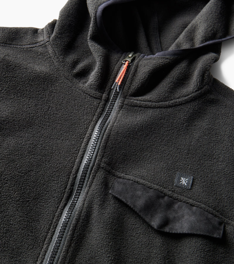 Roark Halfzip Scrambler Fleece - Black