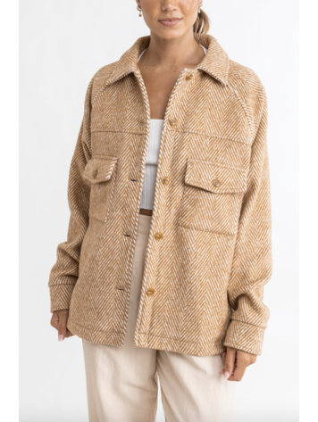 Rhythm Chevron Jacket Chai