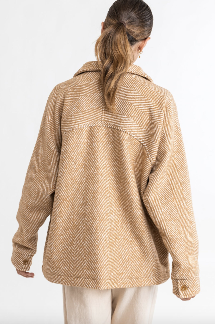 Rhythm Chevron Jacket Chai