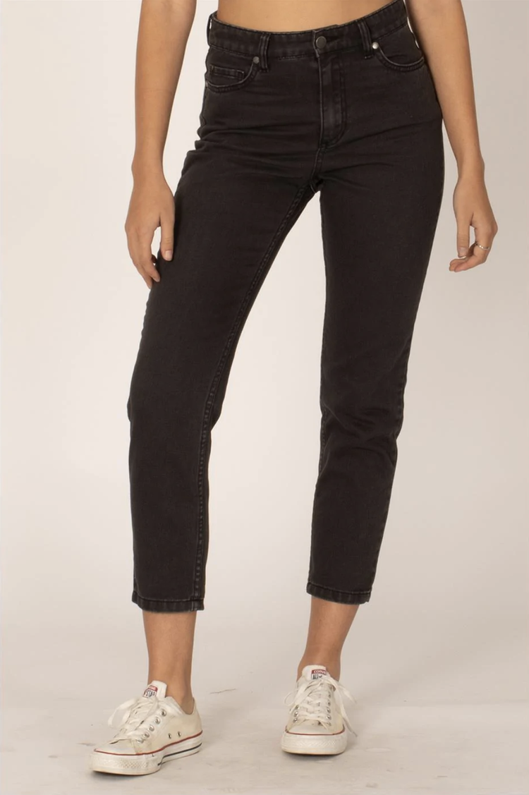 Sisstr Watch Me Go Denim Pant - Black Fade