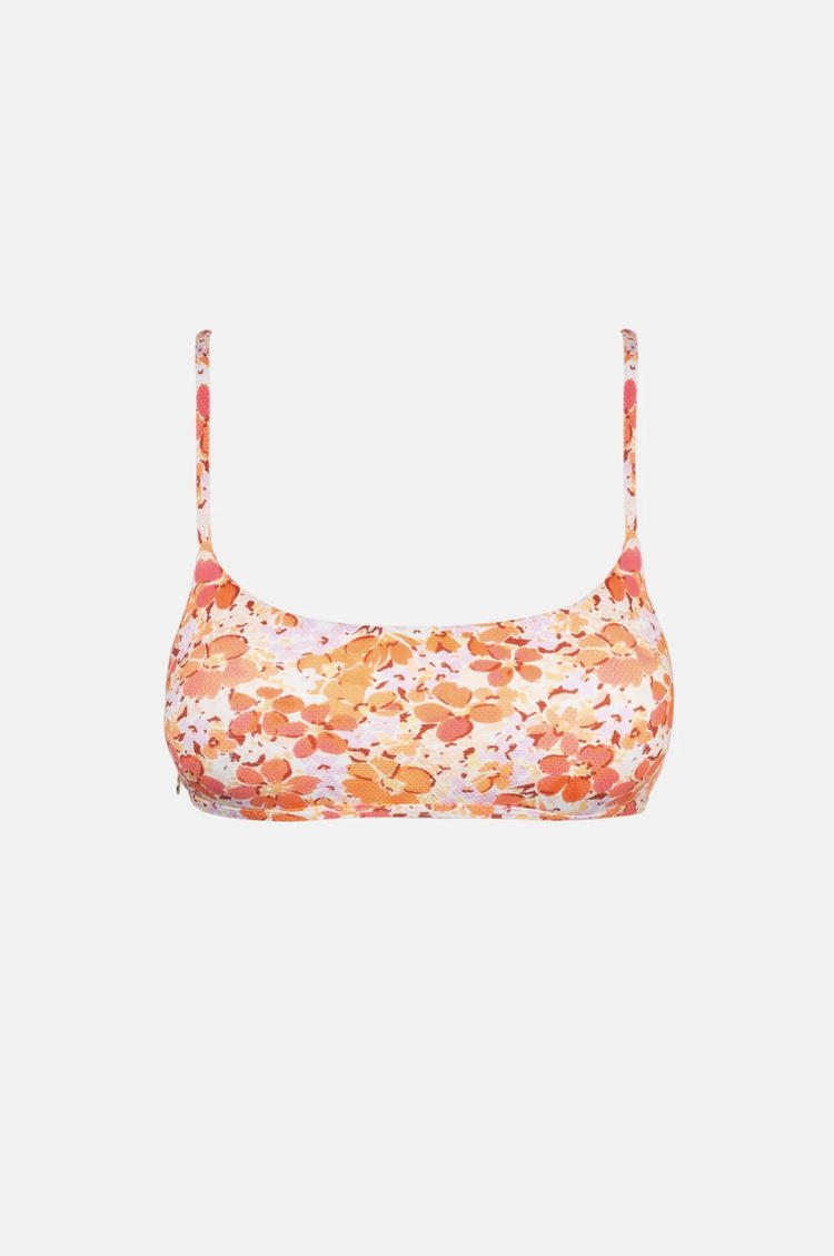Rhythm Rosa Floral Tie Back Crop top Pink