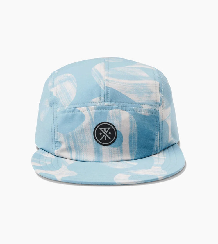Roark Batik Camper Strapback Hat - Aqua