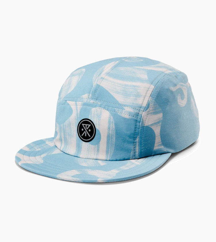 Roark Batik Camper Strapback Hat - Aqua