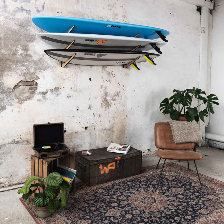 SHCK RACK The Stacker - 3-surfboard Wall Mount