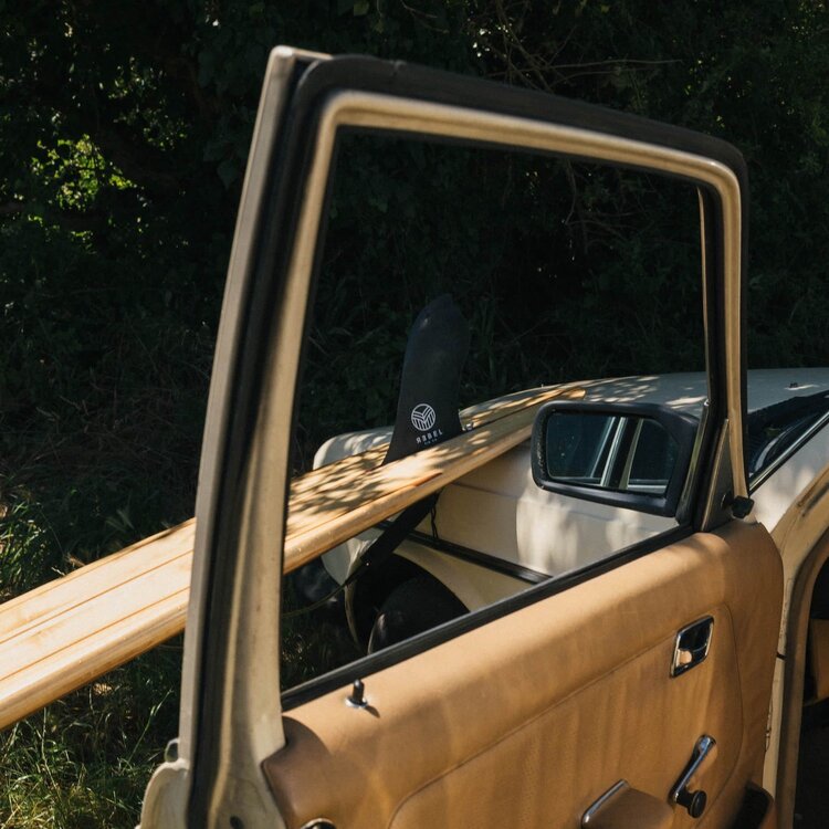 Rebel Fin Co. Recycled Carbon - Nose Rider 9.5" black