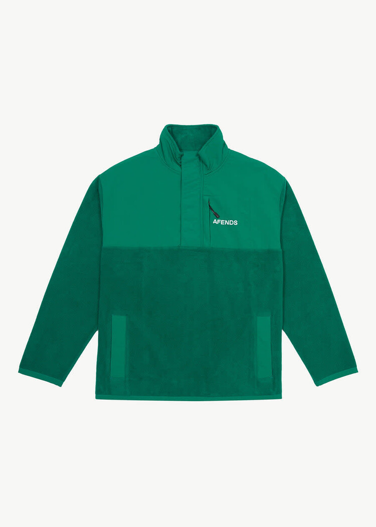 Afends Intergalactic Fleece Pullover Emerald