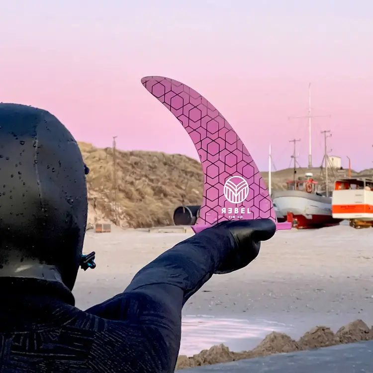 Rebel Fin Co. Single Fin 9" - Løkken edition - Recycled