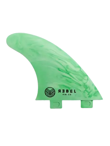 Rebel Fin Co. Recycled Marble fins - Thruster FCS -  Green