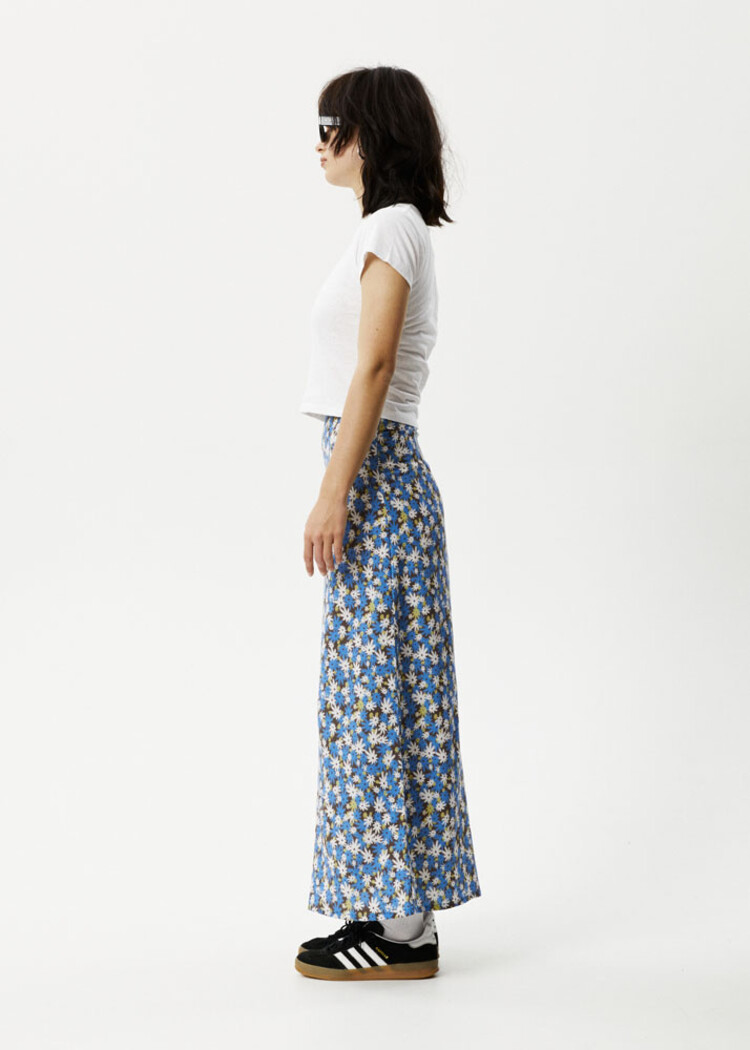 Afends Petal Maxi Skirt - Lake floral