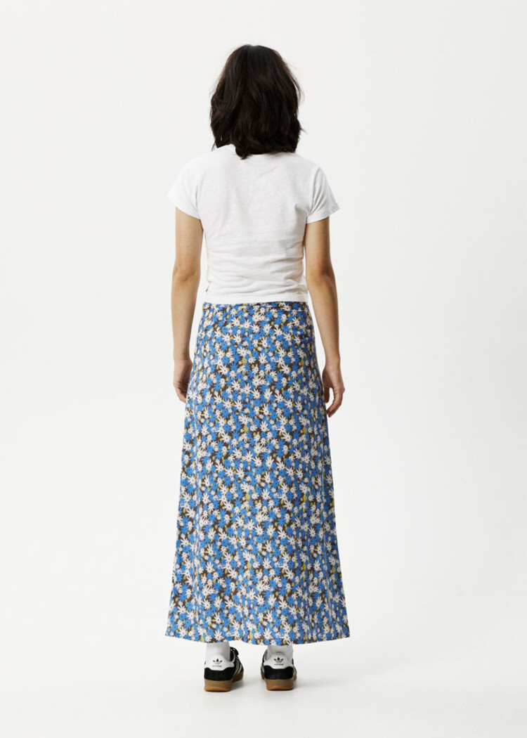 Afends Petal Maxi Skirt - Lake floral