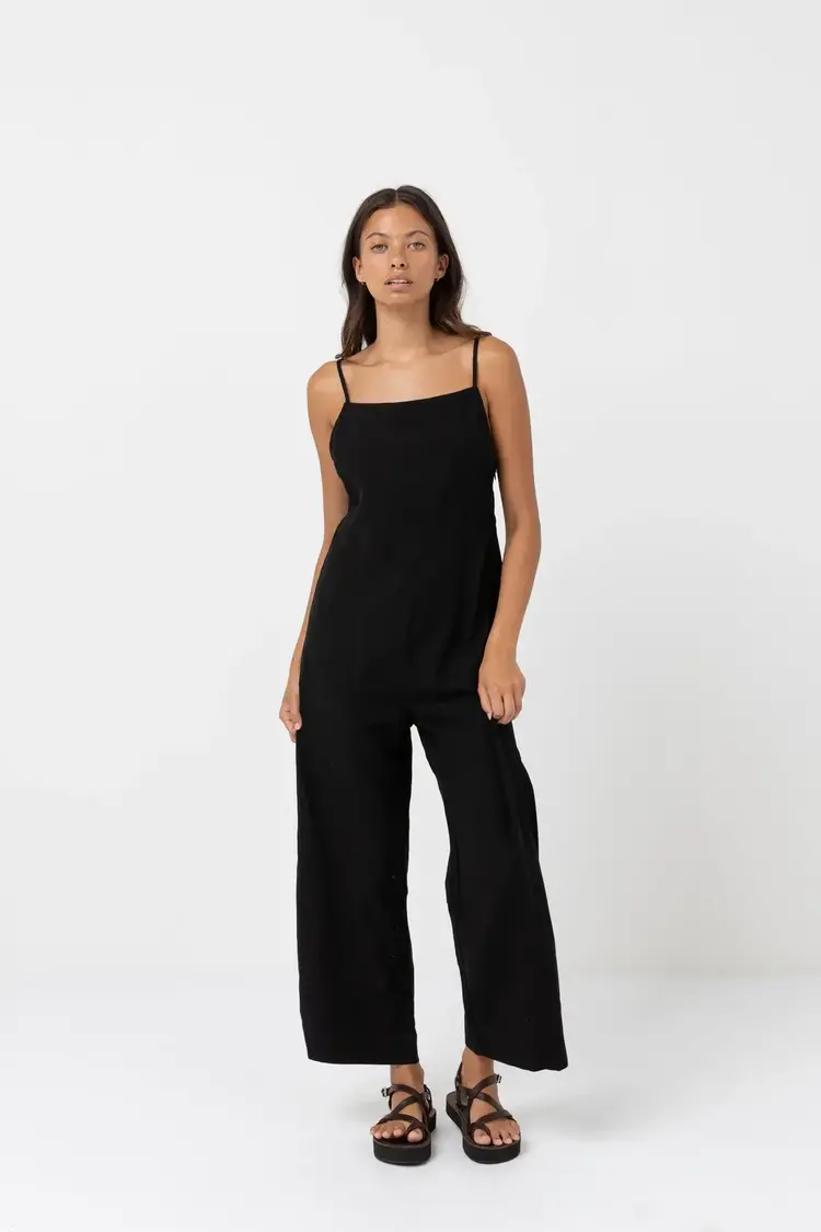 Rhythm Classic Jumpsuit Black