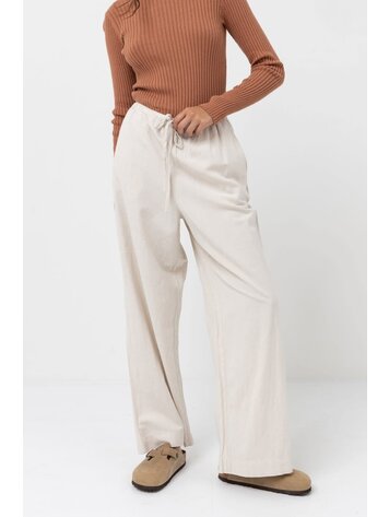 Rhythm Classic Drawstring Pant Oat