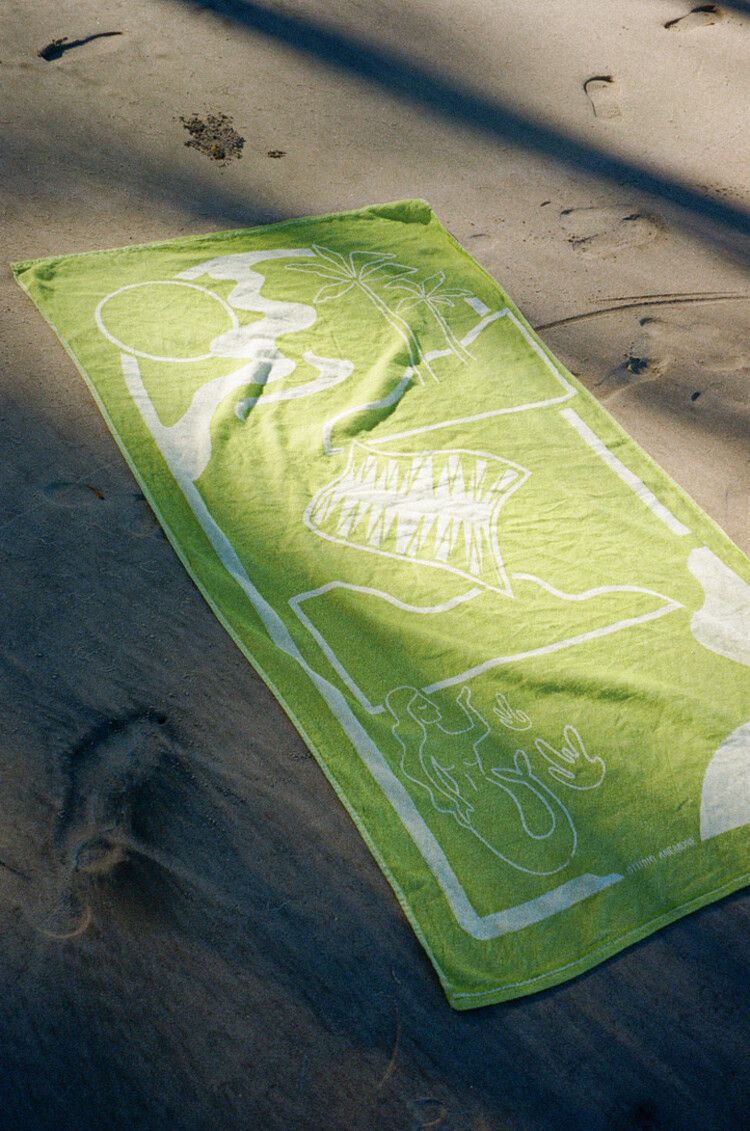 Studio Anemone Sun Tales Beach Towel