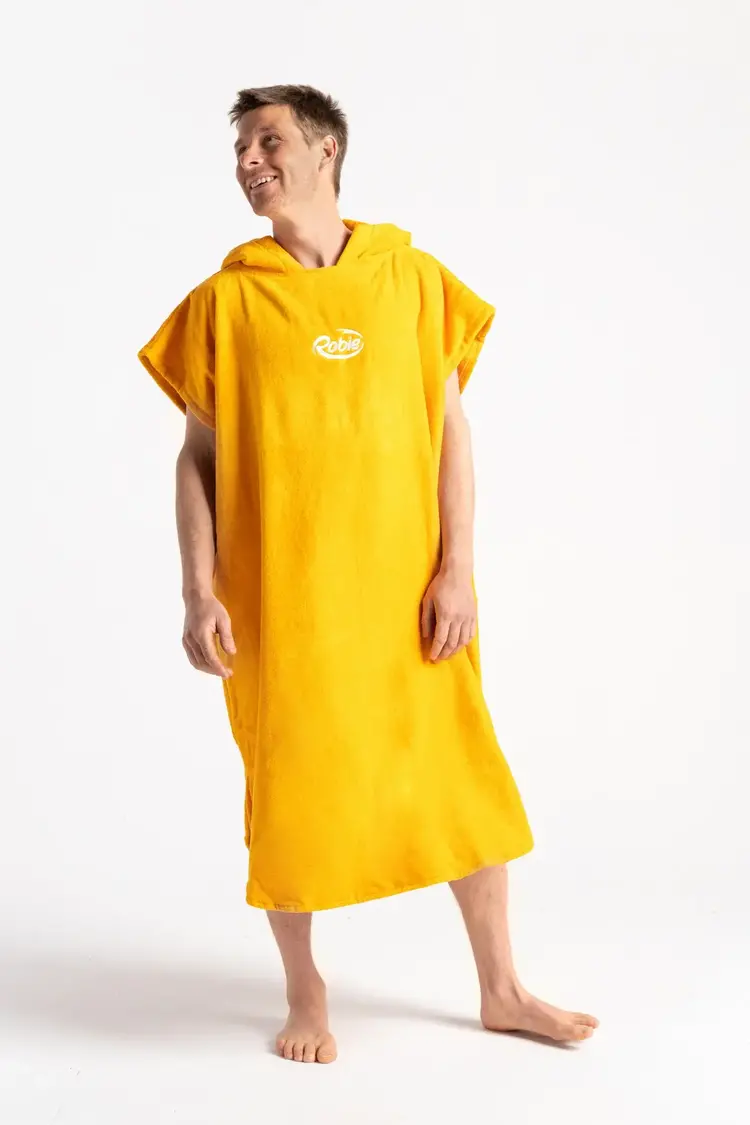 Robie Original Changing Robe - Surf Poncho - Saffron - Medium