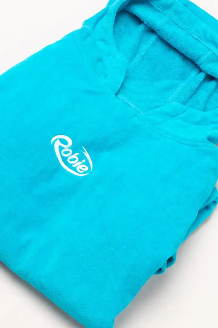 Robie Junior Original Changing Robe - Surf Poncho - Blue Atoll