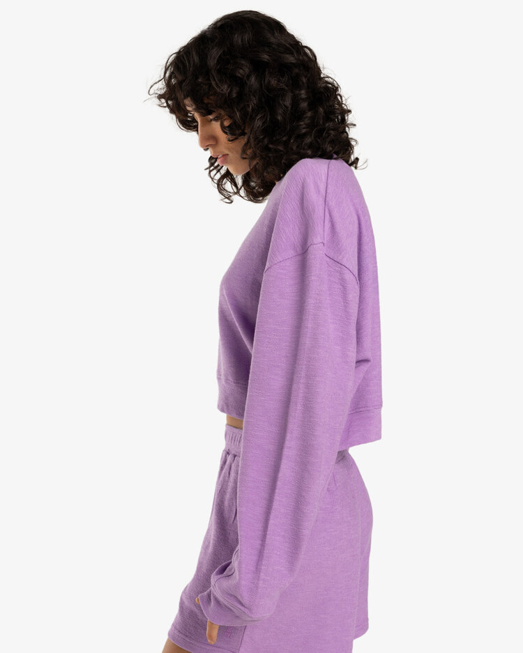 Billabong Cropped Fleece Prism Violet
