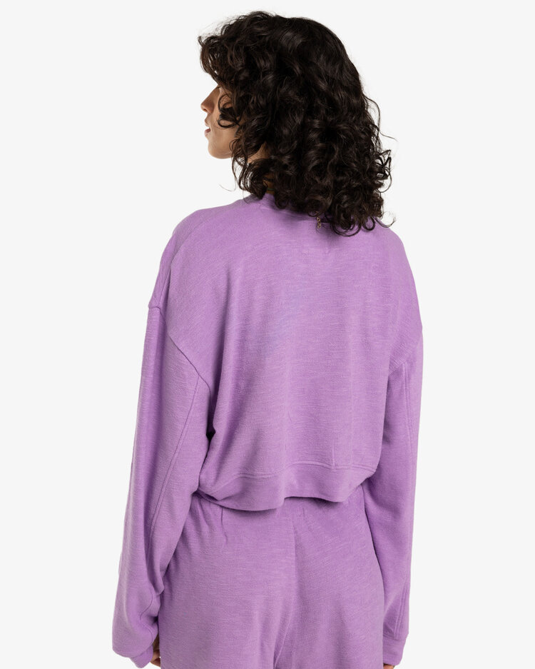 Billabong Cropped Fleece Prism Violet