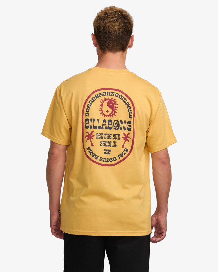 Billabong Sunny Daze Premium Tee Vintage Gold