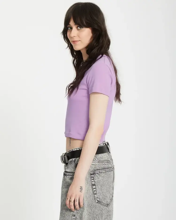 Volcom Volcomstone Tight Crop - Iris Purple