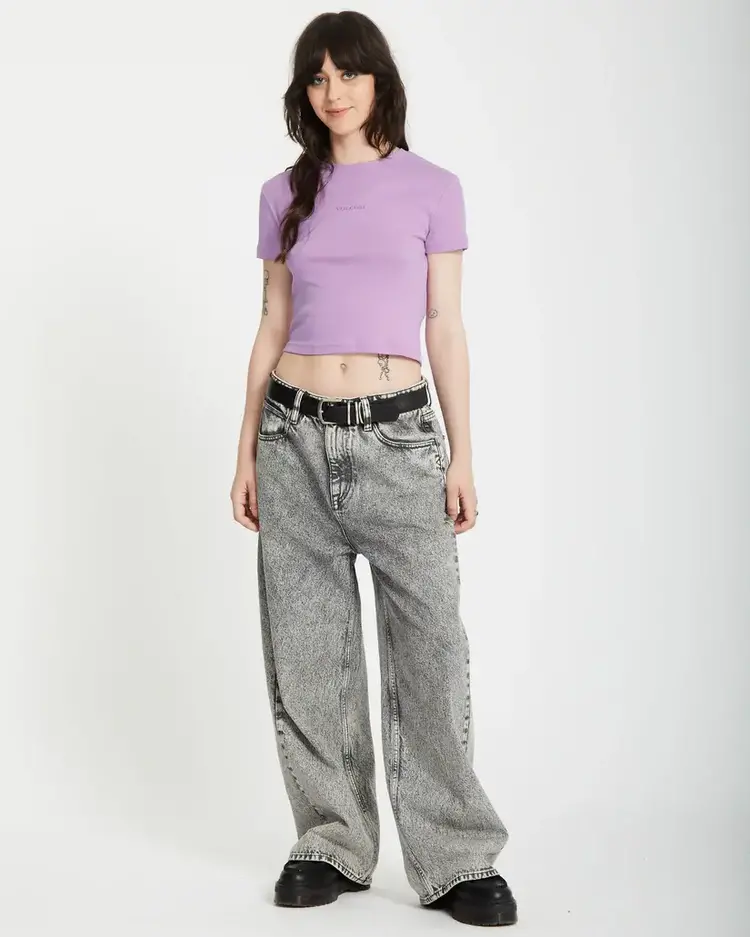 Volcom Volcomstone Tight Crop - Iris Purple