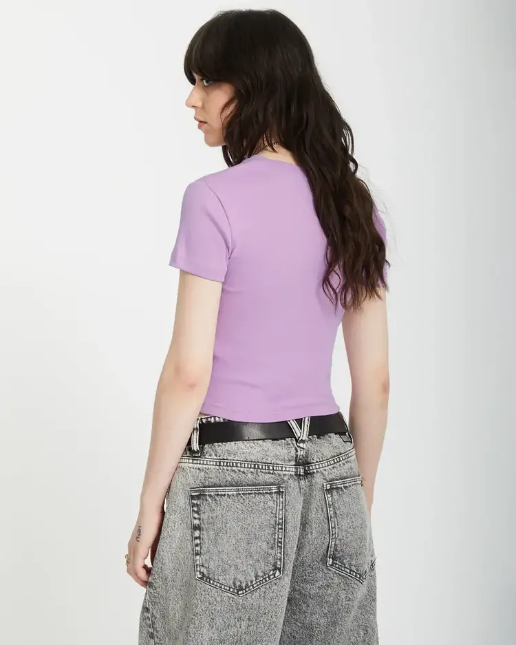 Volcom Volcomstone Tight Crop - Iris Purple