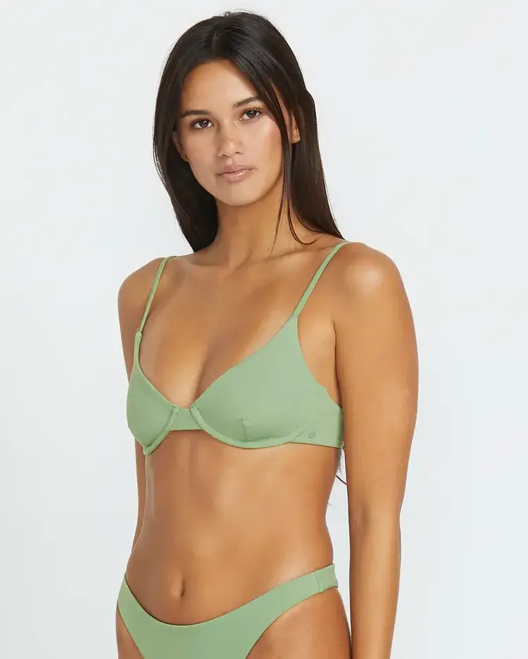 Volcom Simply Seamless Demi Uwire Grass Green
