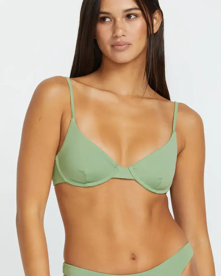 Volcom Simply Seamless Demi Uwire Grass Green