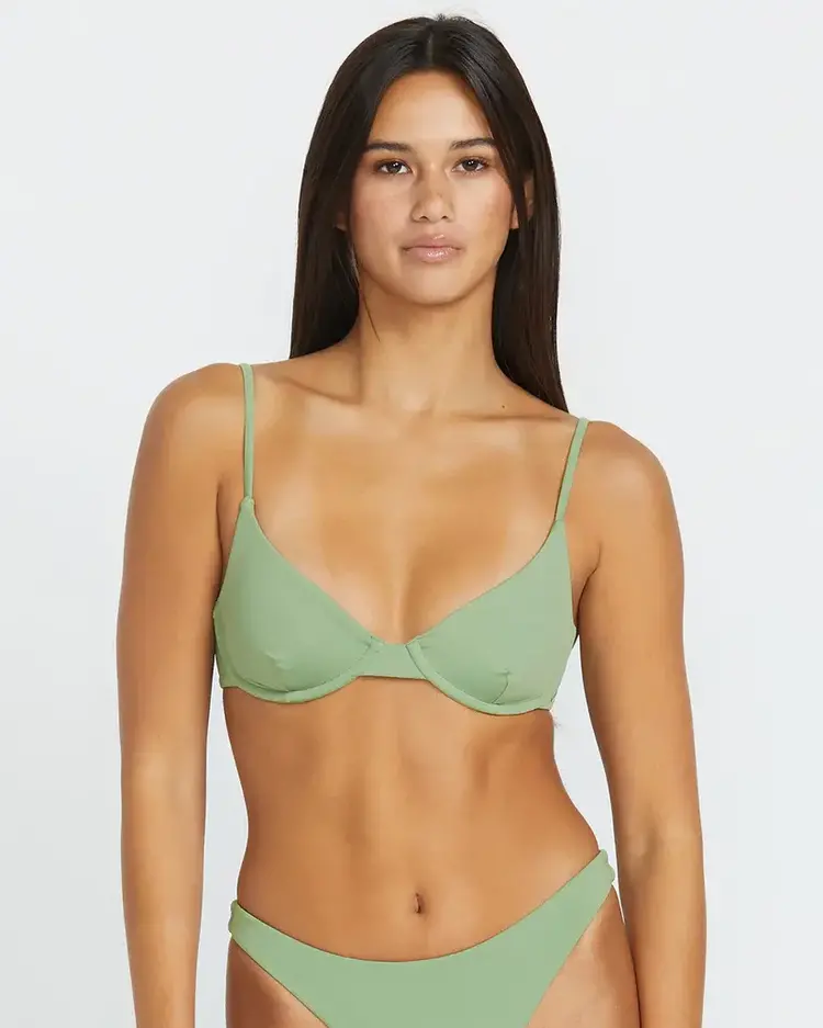 Volcom Simply Seamless Demi Uwire Grass Green