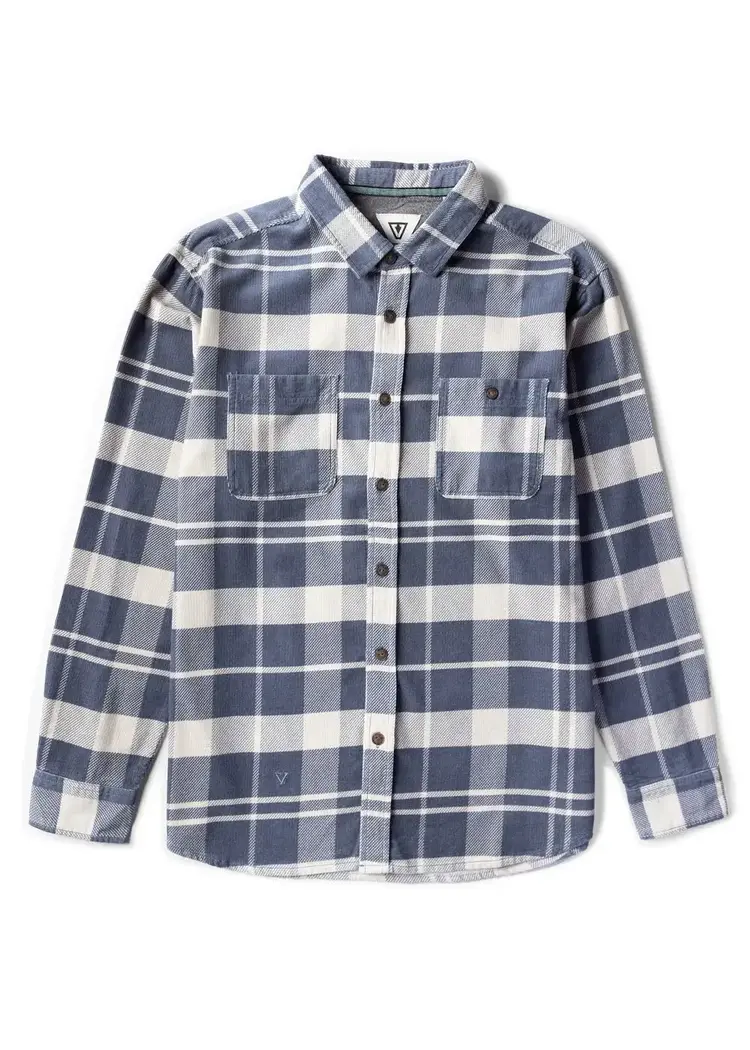 Vissla Rails Cord Ls Shirt - Slate