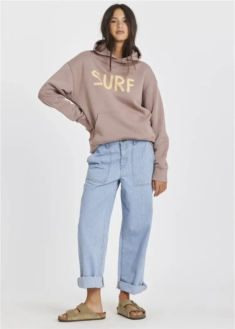 Sisstr Surf Ls Fleece Hoodie - Sweet Clay
