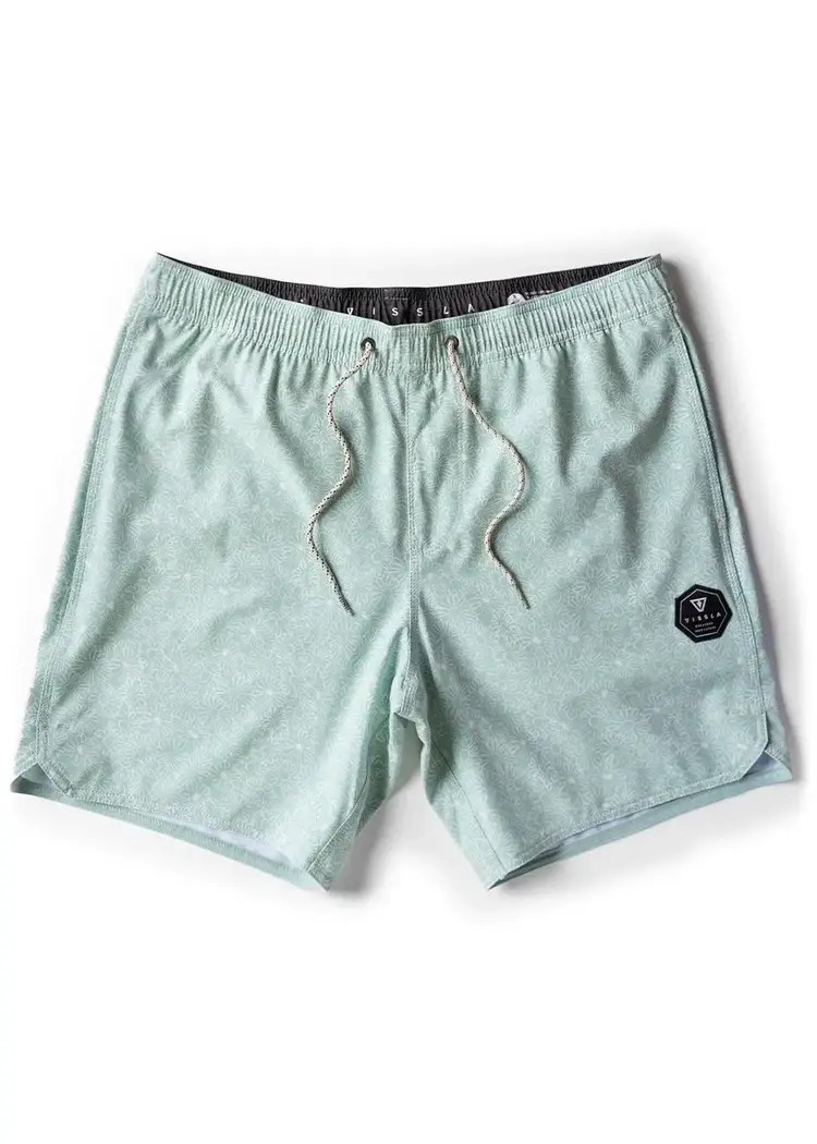 Vissla Lazy Daisy 17.5" Boardshort - Aloe