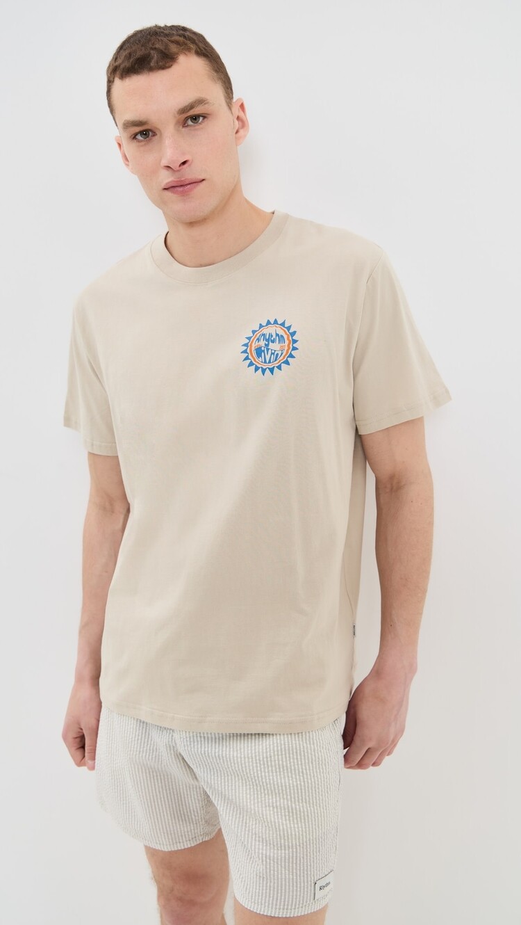Rhythm Swerve Sun Tee Moonrock