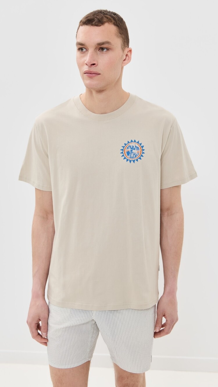 Rhythm Swerve Sun Tee Moonrock