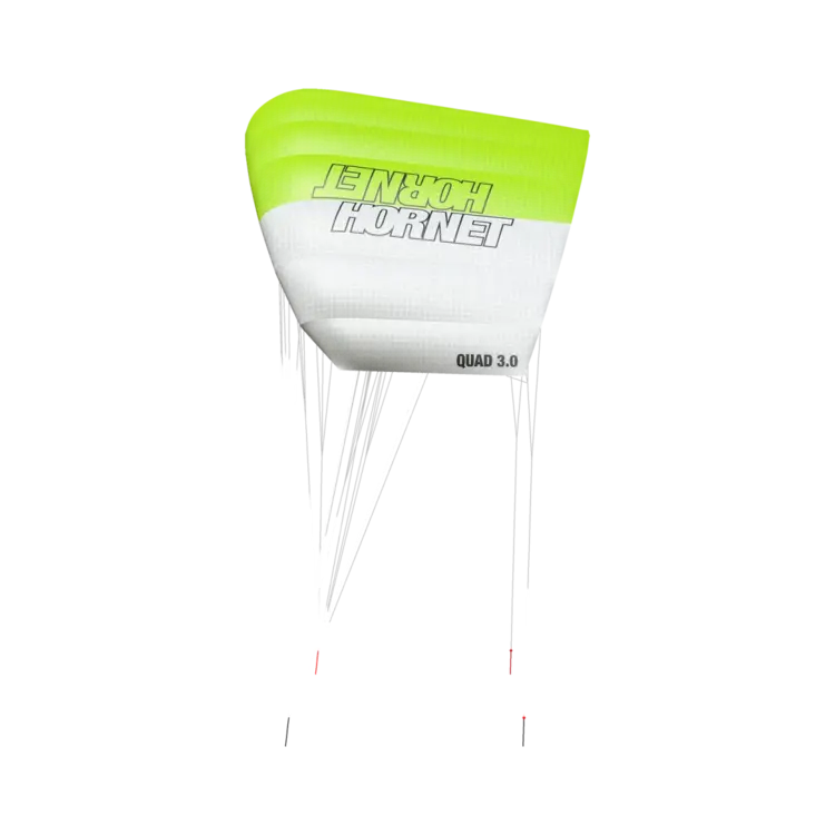 PLKB - Peter Lynn Hornet 4-line Power Kite  - Fluor Green - 3M Bar