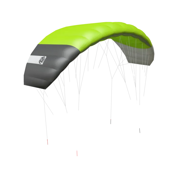 PLKB - Peter Lynn Hornet 4-line Power Kite  - Fluor Green - 3M Bar