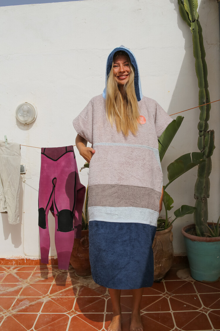 Pray For Waves Friendly Poncho Atlas