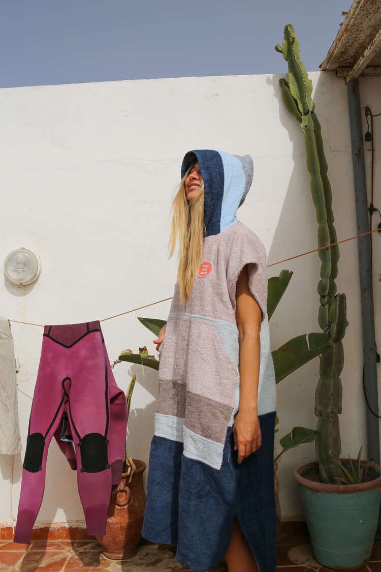 Pray For Waves Friendly Poncho Atlas