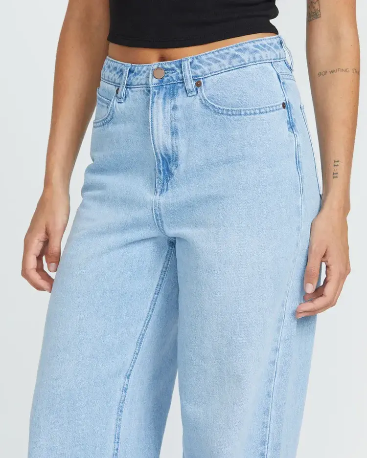 Volcom Stoned Boyfriend High rise Jeans - Blue Bird