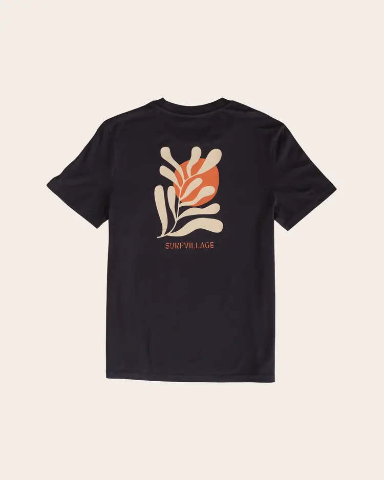 Surfvillage Biome Tee - Sunset Black