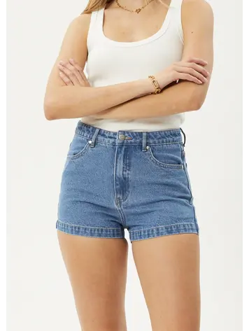 Afends Studio Short Worn Blue
