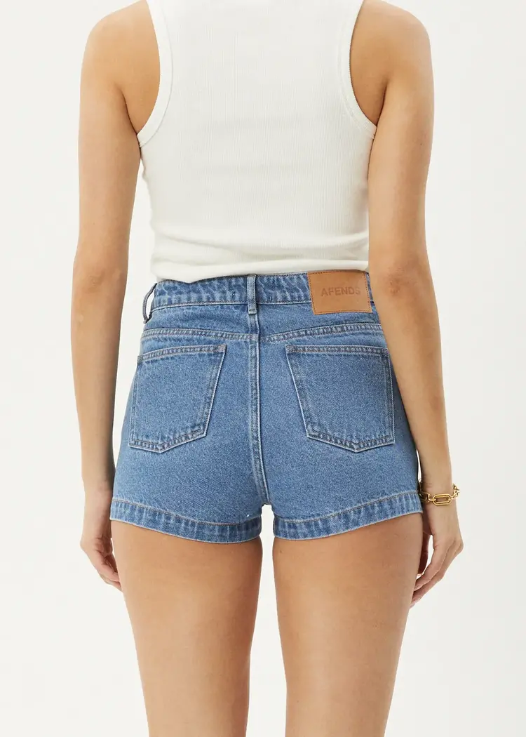 Afends Studio Short Worn Blue
