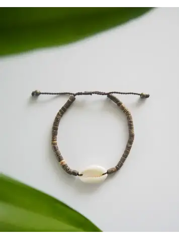 At Aloha Ulu Brown Bracelet