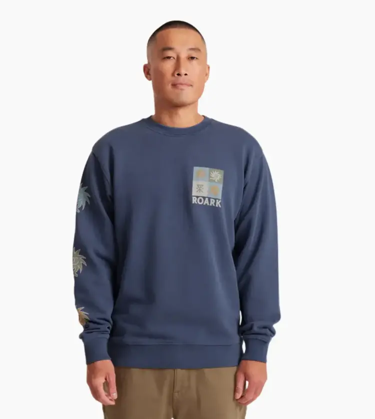 Roark Forever Roaming Crew Sweatshirt Slate