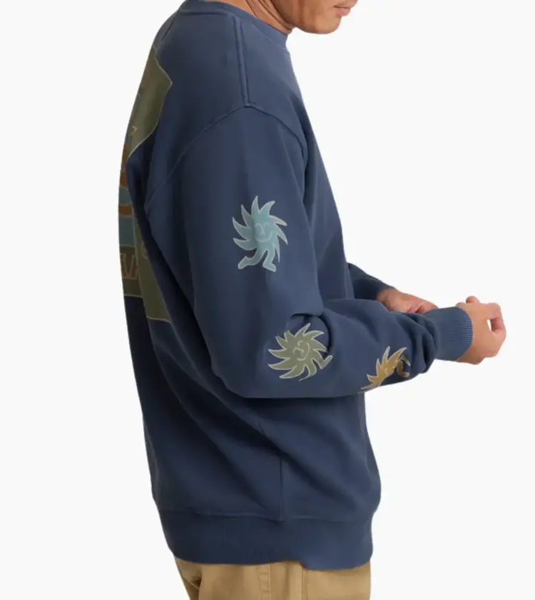 Roark Forever Roaming Crew Sweatshirt Slate