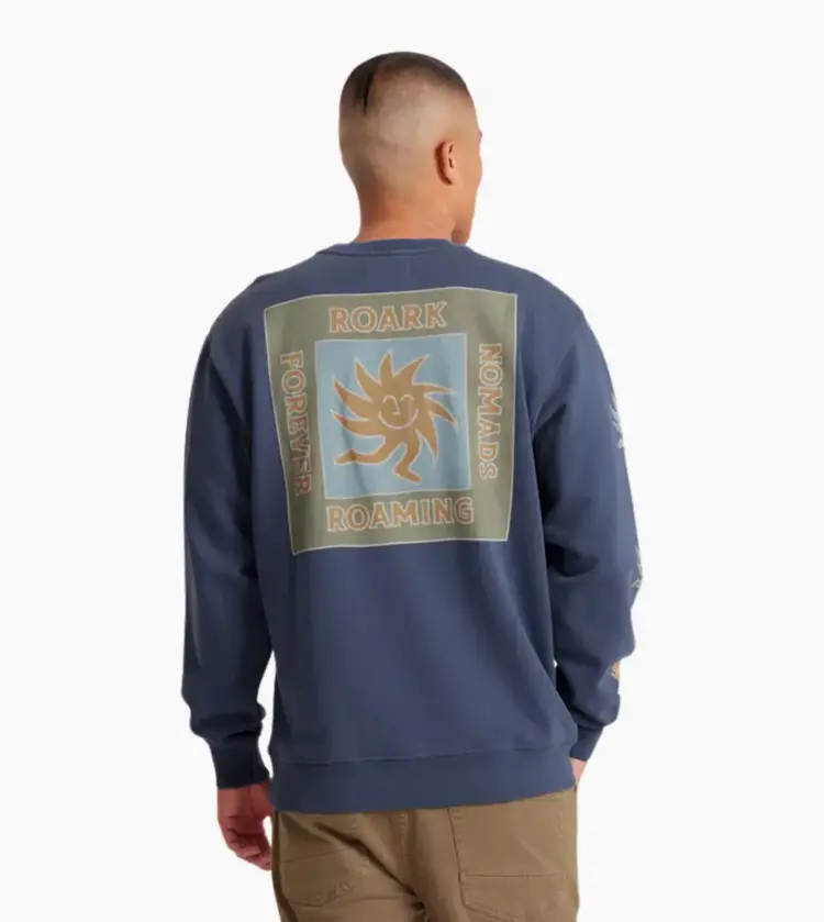 Roark Forever Roaming Crew Sweatshirt Slate