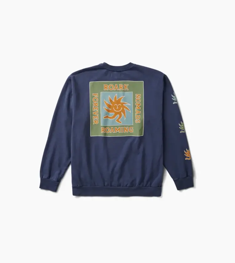 Roark Forever Roaming Crew Sweatshirt Slate