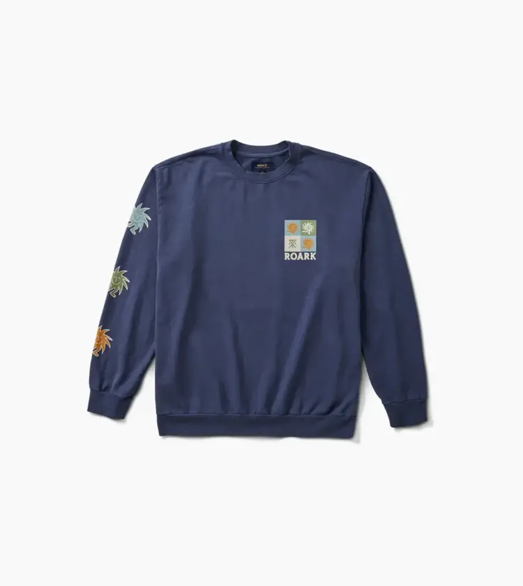 Roark Forever Roaming Crew Sweatshirt Slate